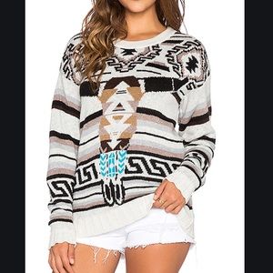 Jen’s Pirate Booty Sitting Bull Sweater